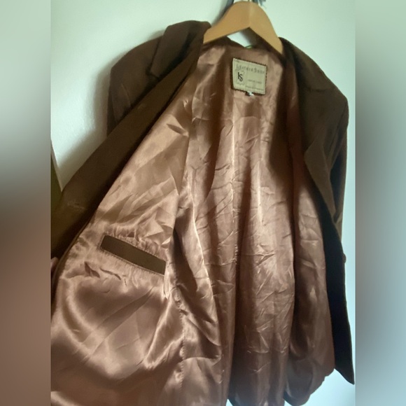 Vintage Brown Suede Women's Jacket - Picture 4 of 4